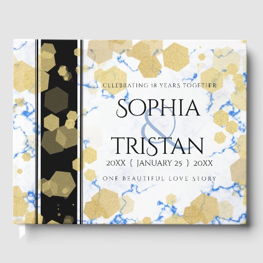 18エレガント周年記念結婚会 ゲストブック (正面)