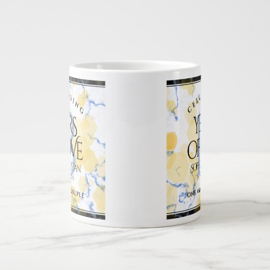 18エレガント周年記念結婚会 ジャンボコーヒーマグカップ (正面)