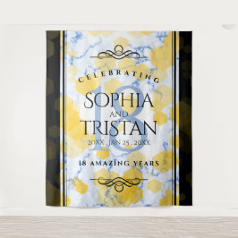 18エレガント周年記念結婚会 タペストリー