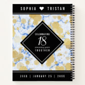 18エレガント周年記念結婚会 ノートブック (裏面)