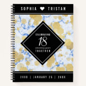 18エレガント周年記念結婚会 ノートブック (正面)