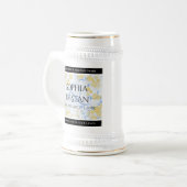 18エレガント周年記念結婚会 ビールジョッキ (正面左)