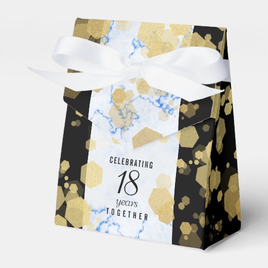 18エレガント周年記念結婚会 フェイバーボックス (正面サイド)