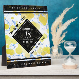 18エレガント周年記念結婚会 フォトプラーク