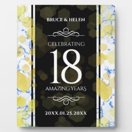 18エレガント周年記念結婚会 フォトプラーク