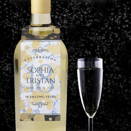 18エレガント周年記念結婚会 ボトルネックタグ