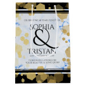 18エレガント周年記念結婚会 ミディアムペーパーバッグ (裏面)