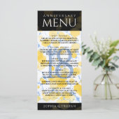 18エレガント周年記念結婚会 メニュー (スタンド正面)