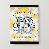 18エレガント周年記念結婚会 缶バッジ (正面)