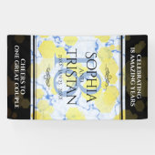 18エレガント周年記念結婚旗 横断幕 (横)