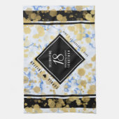 18エレガント周年記念 キッチンタオル (縦)