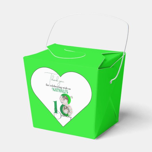 18エレガント誕生祝い フェイバーボックス (正面サイド)