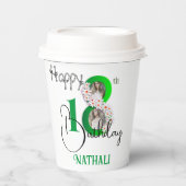 18エレガント誕生祝い 紙コップ (正面)