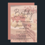 18エレガントth誕生日招待状ケーキシック 招待状<br><div class="desc">18エレガント歳の誕生日招待状ケーキシックモダン</div>