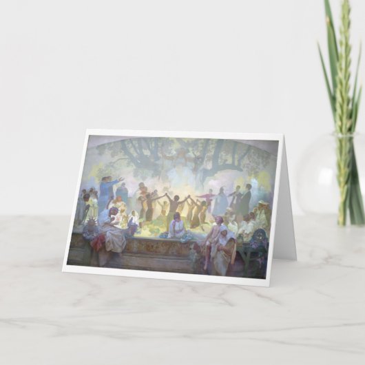 #18スラブのリンデンの木の下のオマレディナの誓い カード (正面)