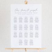 18テーブル私たちお気に入りのの人の座席表 ポスター