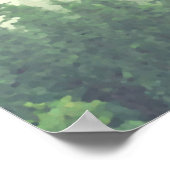 18テーブル霧の緑のパイン結婚ズの座席表 ポスター (角)