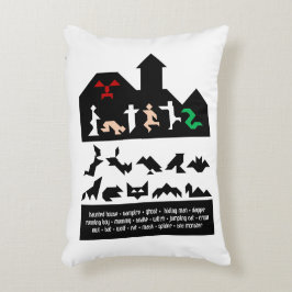 18ハロウィンタングラム画像 アクセントクッション