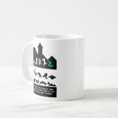 18ハロウィンタングラム画像 コーヒーマグカップ (正面左)