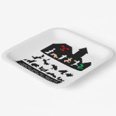 18ハロウィンタングラム画像 ペーパープレート (傾斜あり)