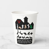 18ハロウィンタングラム画像 紙コップ (裏面)