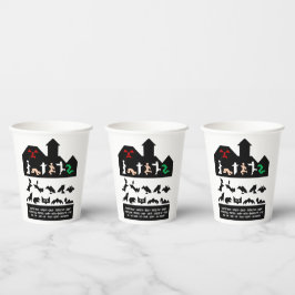 18ハロウィンタングラム画像 紙コップ