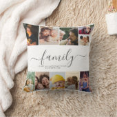 18フォトコラージュかわいい家族ラブメモリ クッション (ブランケット)