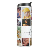 18フォトコラージュかわいい家族ラブメモリ タンブラー (回転左)