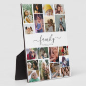 18フォトコラージュかわいい家族ラブメモリ フォトプラーク (側面)