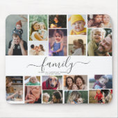 18フォトコラージュかわいい家族ラブメモリ マウスパッド (正面)
