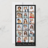 18フォトコラージュ自分のグリーティングカードを追加 (正面)