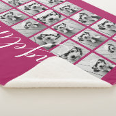 18フォトコラージュ – 背景色を編集できる シェルパブランケット (3/4)