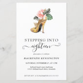 18フローラ金ゴールドヒール誕生日への予算 (正面)