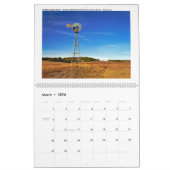 18ブレードの金ゴールド – 風車のコレクション カレンダー (3月 2026)