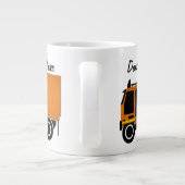 18ホパーソナライズされたイールプロフェッショナル ジャンボコーヒーマグカップ (裏面)