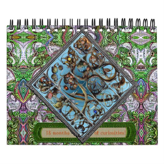 18ヶ月の奇妙なデザインモンタージカレンダー カレンダー (カバー)