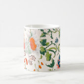 18世中国の紀半ばの花柄 コーヒーマグカップ (中央)