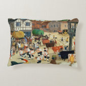 18世紀なMayfairの家畜市 アクセントクッション (裏面)