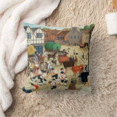 18世紀なMayfairの家畜市 クッション (ブランケット)