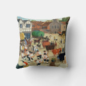 18世紀なMayfairの家畜市 クッション (裏面)