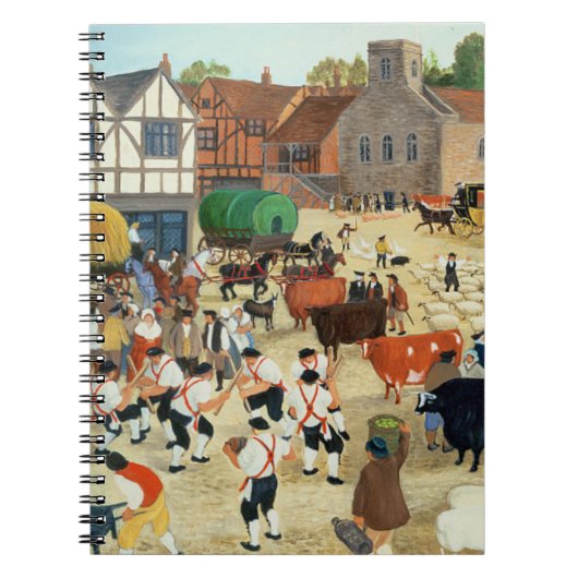 18世紀なMayfairの家畜市 ノートブック (正面)