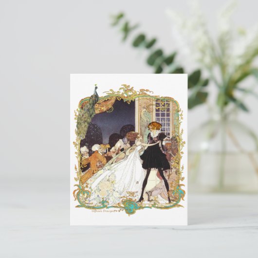 18世紀のウェディング/コスチュームボール招待状 招待状 (スタンド正面)