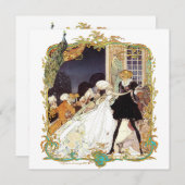 18世紀のストーリーブックボール&ピーコック招待状 招待状 (正面/裏面)