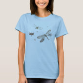 18世紀のトンボの芸術 Tシャツ (正面)