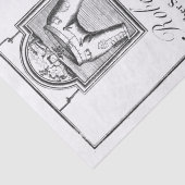 18世紀のビジネス取引カード 薄葉紙 (詳細)