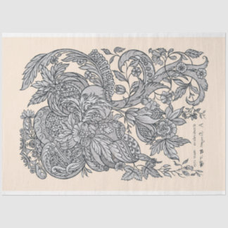 18世紀のファブリックデザイン 薄葉紙