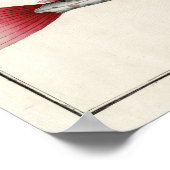 18世紀のプリント後の巨大な魚 ポスター (角)