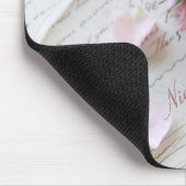 18世紀のページマウスパッドのバラ マウスパッド (コーナー)