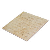 18世紀のヴィンテージのフランスので旧式な原稿の背景 タイル (側面)