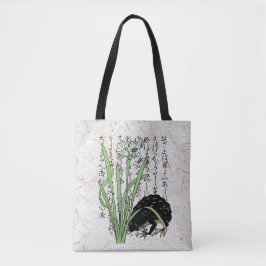 18世紀の日本の植物学のカエル・ヒキガエル トートバッグ